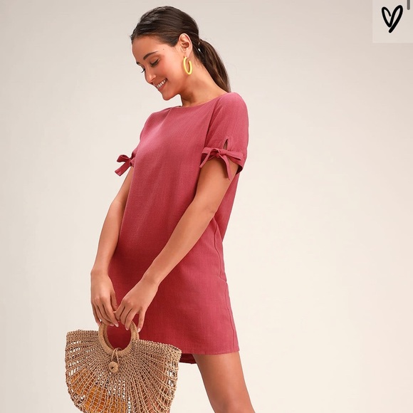 Lulus Dresses & Skirts - ⭐️NWT⭐️ Lulu’s • Terra Cotta Back Shift Dress